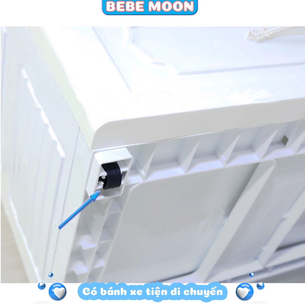 Tủ Nhựa 5 tầng BeBe Moon Cao Cấp Chính Hãng