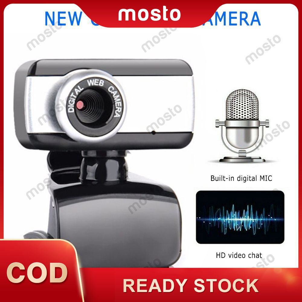 Webcam Hd Kèm Micro Usb 2.0 Cho Máy Tính / Laptop / Pc / Mac 1080p Full Hd