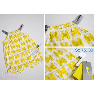 Body (Romper) dây hoa nhí Moimoln xuất Hàn dư