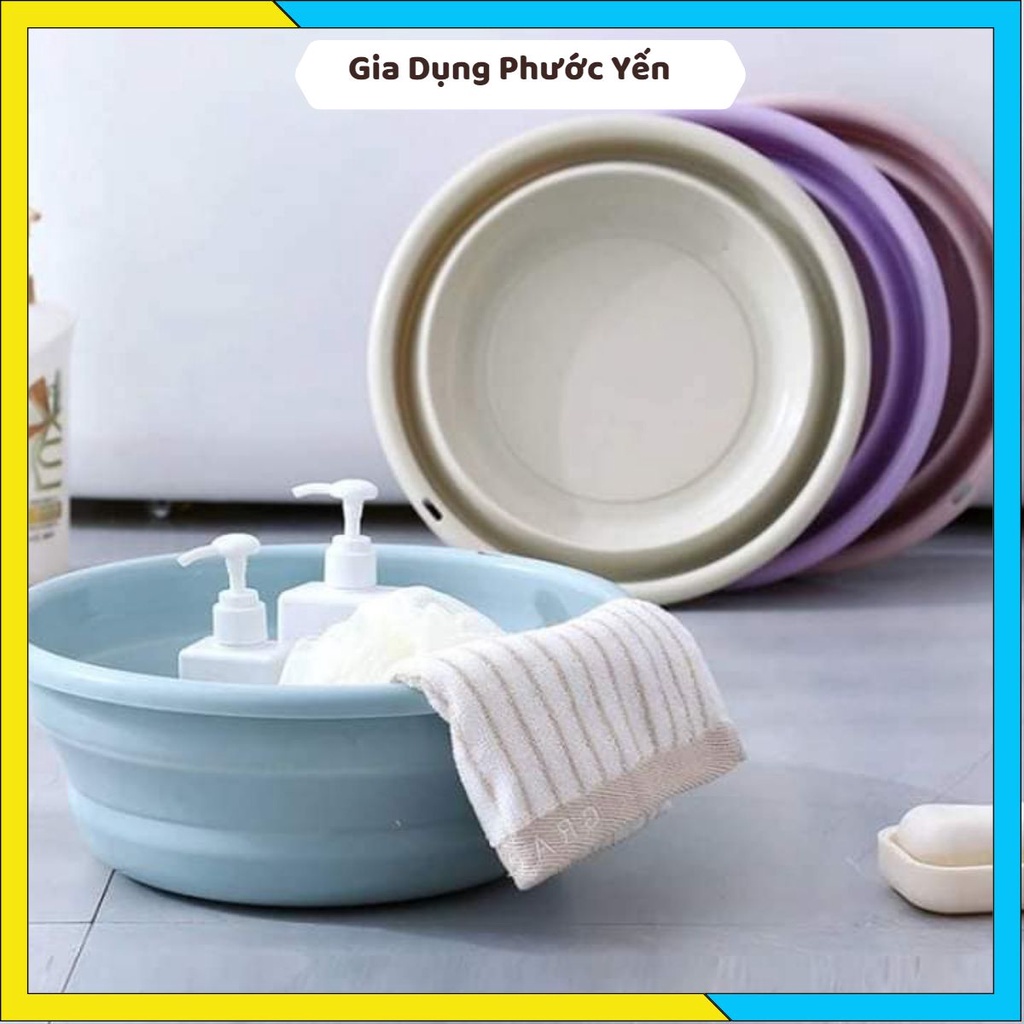 Chậu rửa silicon gấp gọn