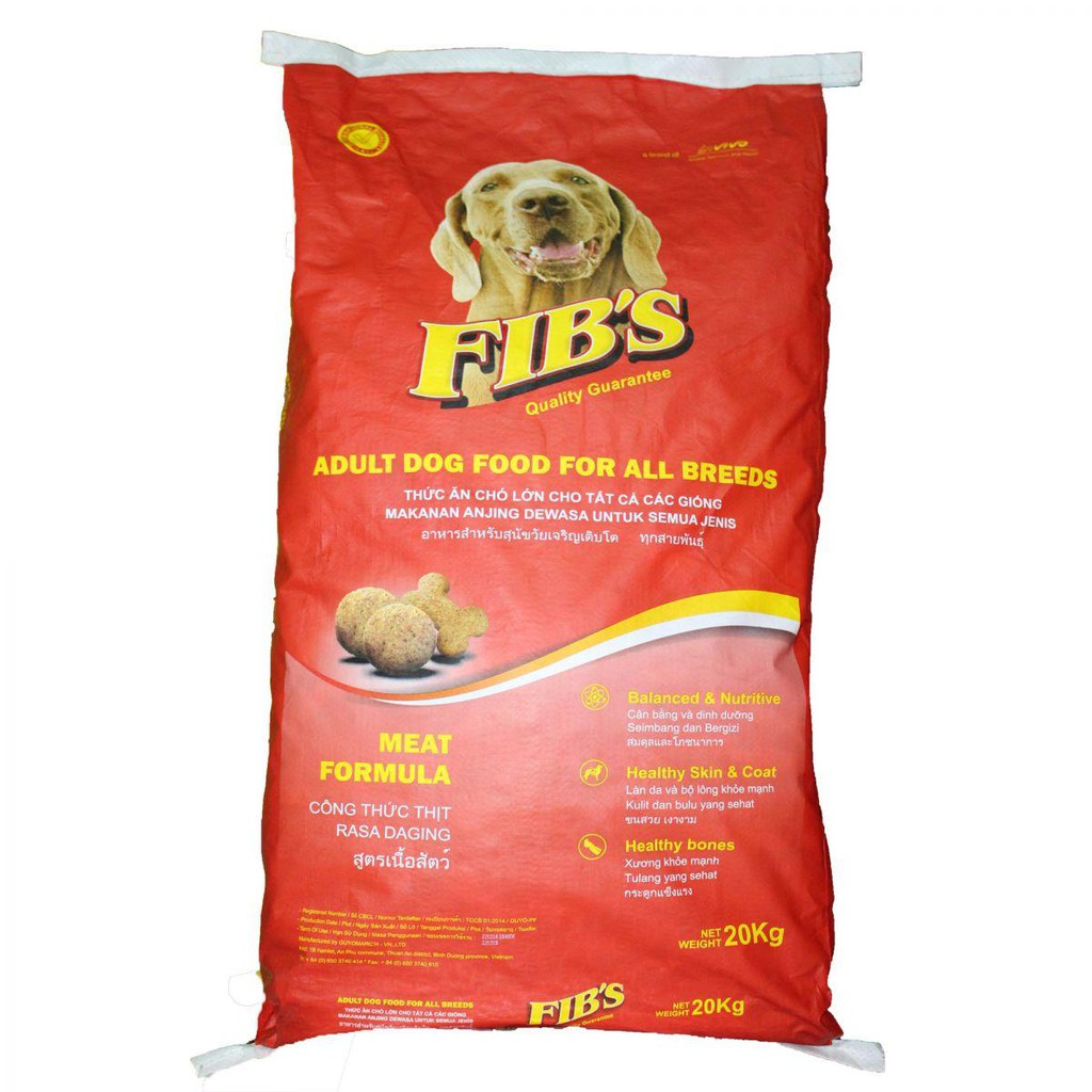 [Mã 157FMCGSALE giảm 8% đơn 500K] {Bao lớn 20kg} APro &amp; Fib's Thức ăn cho chó dạng hạt Dành cho mọi giống chó -fib