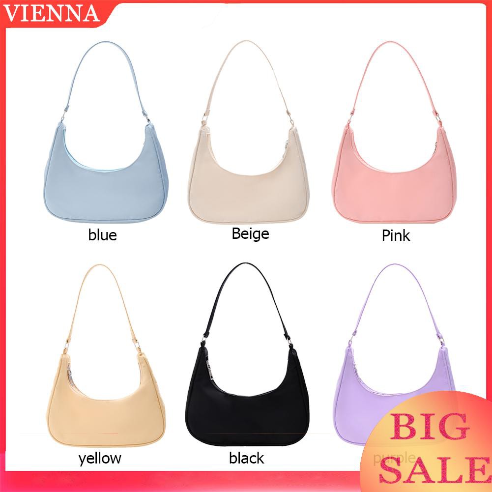 Túi xách đeo vai màu trơn phong cách Boho quyến rũ dành cho nữ