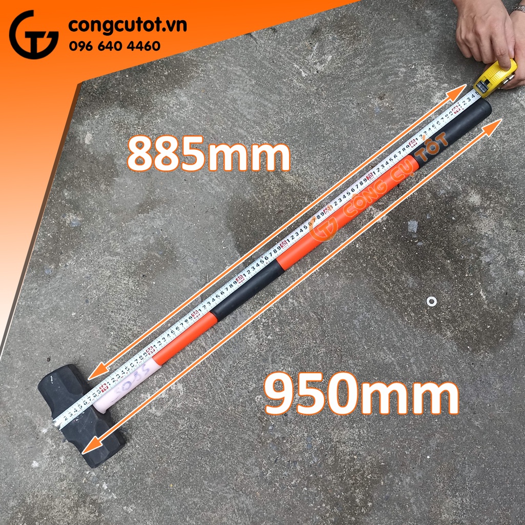 Búa lục giác cán nhựa 950mm x 5kg LS+