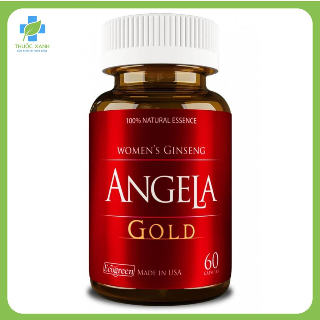Viên uống sâm Angela Gold hỗ trợ cân bằng nội tiết, chống lão hóa