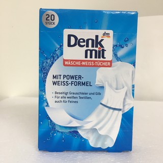 Giấy tẩy trắng quần áo DENKMIT - Hàng Đức - Chuyên sử dụng cho máy giặt
