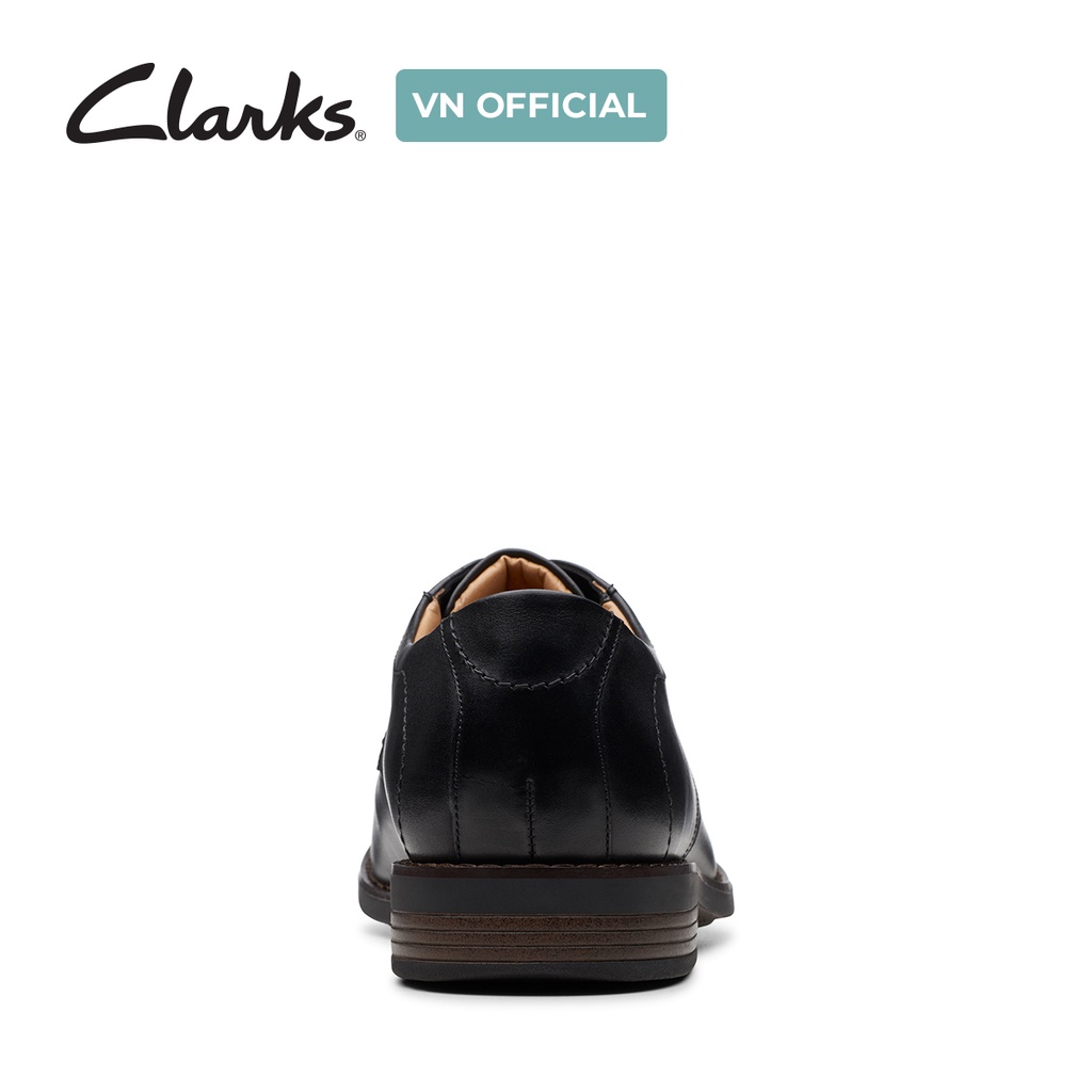 Giày Oxfords Nam CLARKS Becken Lace màu đen
