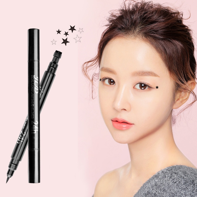 Bút Kẻ Mắt Dạng Lỏng 2 Trong 1 Chống Nước Lâu Trôi