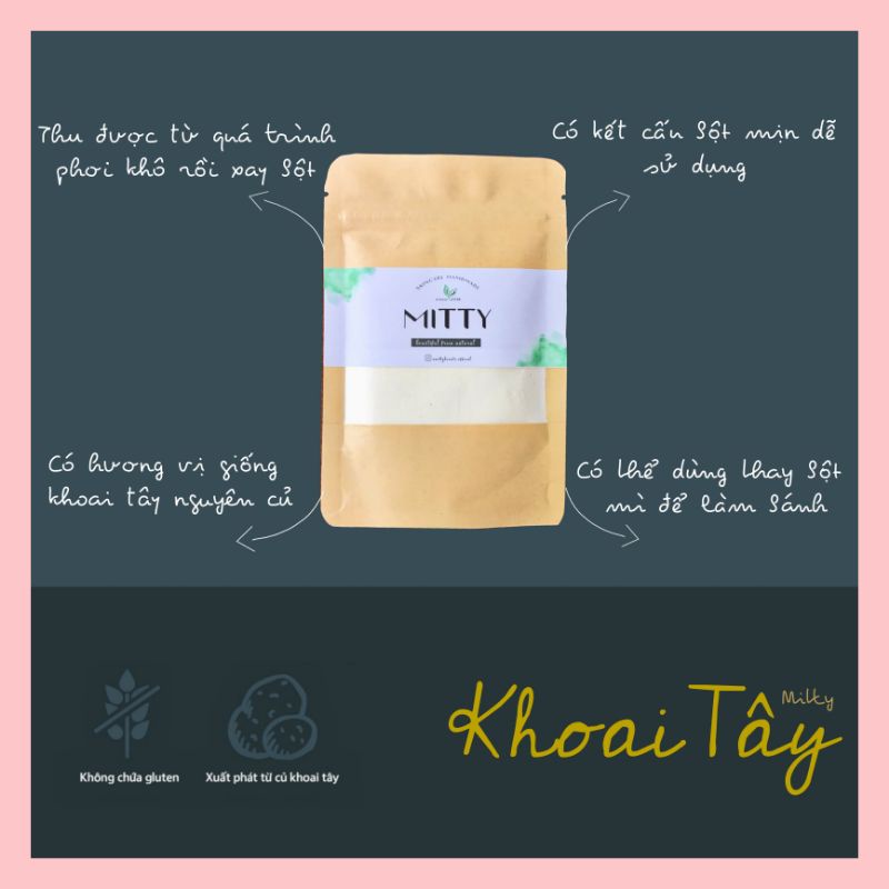 BỘT KHOAI TÂY Handmade Mitty