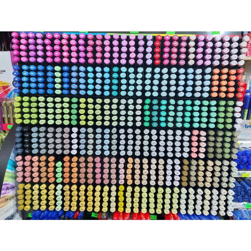 1 cây bút  màu MARKER BAOKE  có 68 loại màu