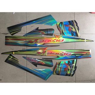 Tem blade 110 xanh ngọc đen R crom
