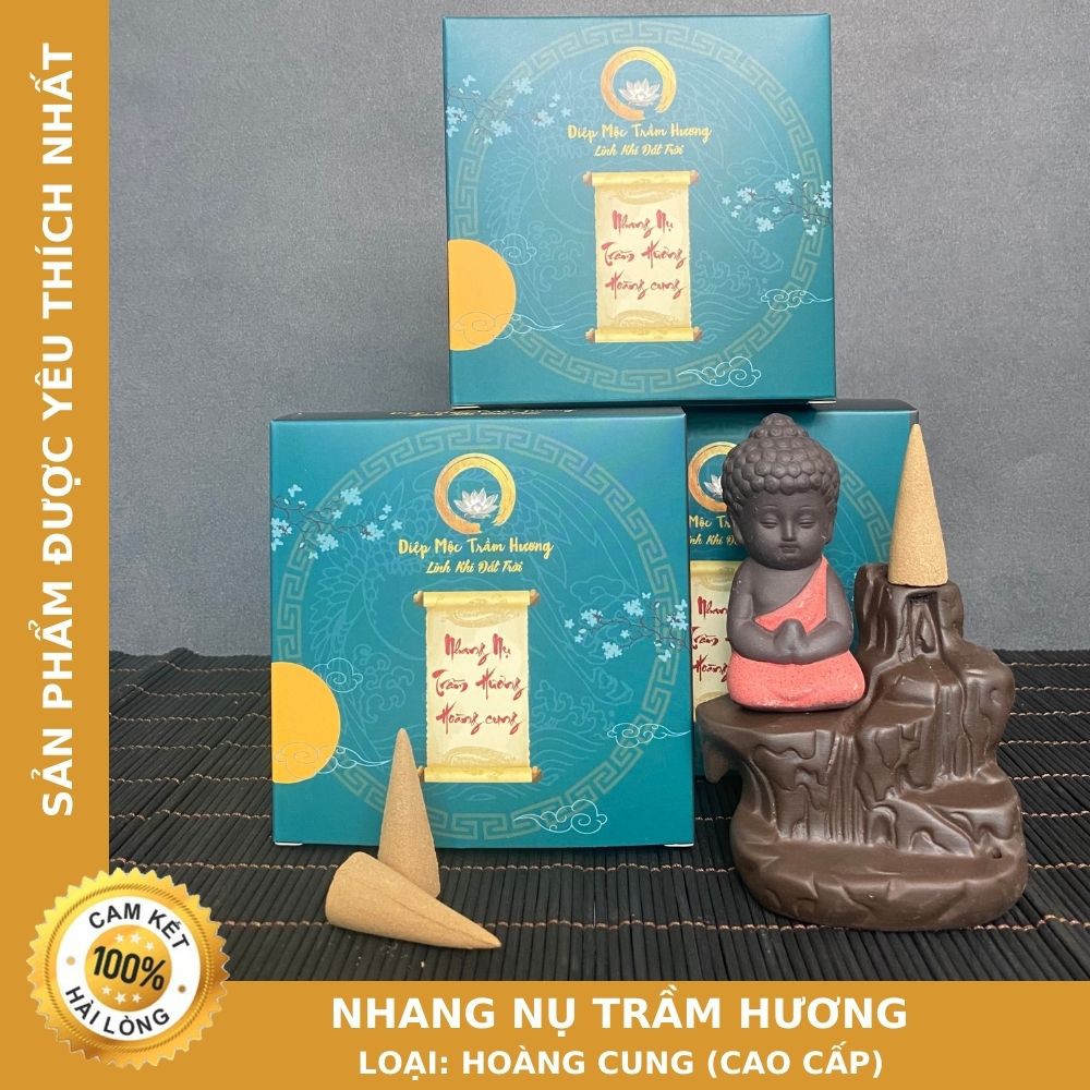 Nhang Nụ Trầm Hương Hoàng Cung (Loại Thượng Hạn) Mùi Thơm Trầm Hương Thiên Nhiên 100%