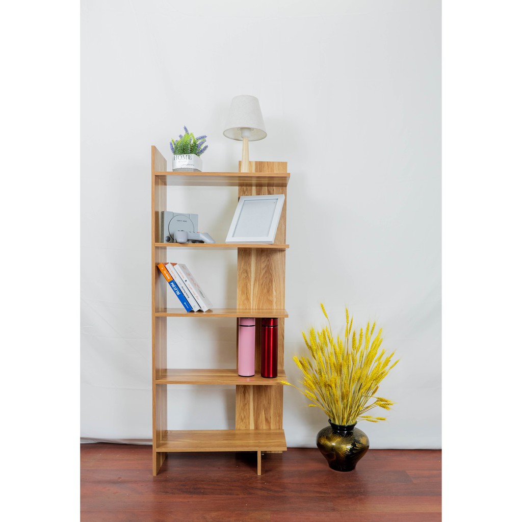 Kệ Góc Tường 5 Tầng Gỗ - Giá Sách Phòng Làm Việc 1997store_vn , KT 80 x 45 x 25 cm - Chất Lượng Tốt - Bảo Hành 12 Tháng