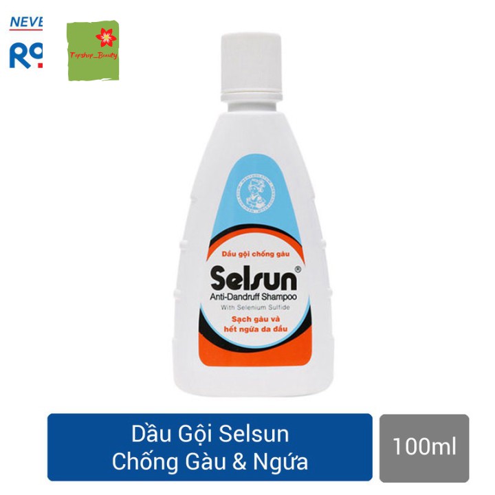 [Mã giảm giá sỉ mỹ phẩm chính hãng] Dầu Gội Chống Gàu Và Ngứa SELSUN 100ml