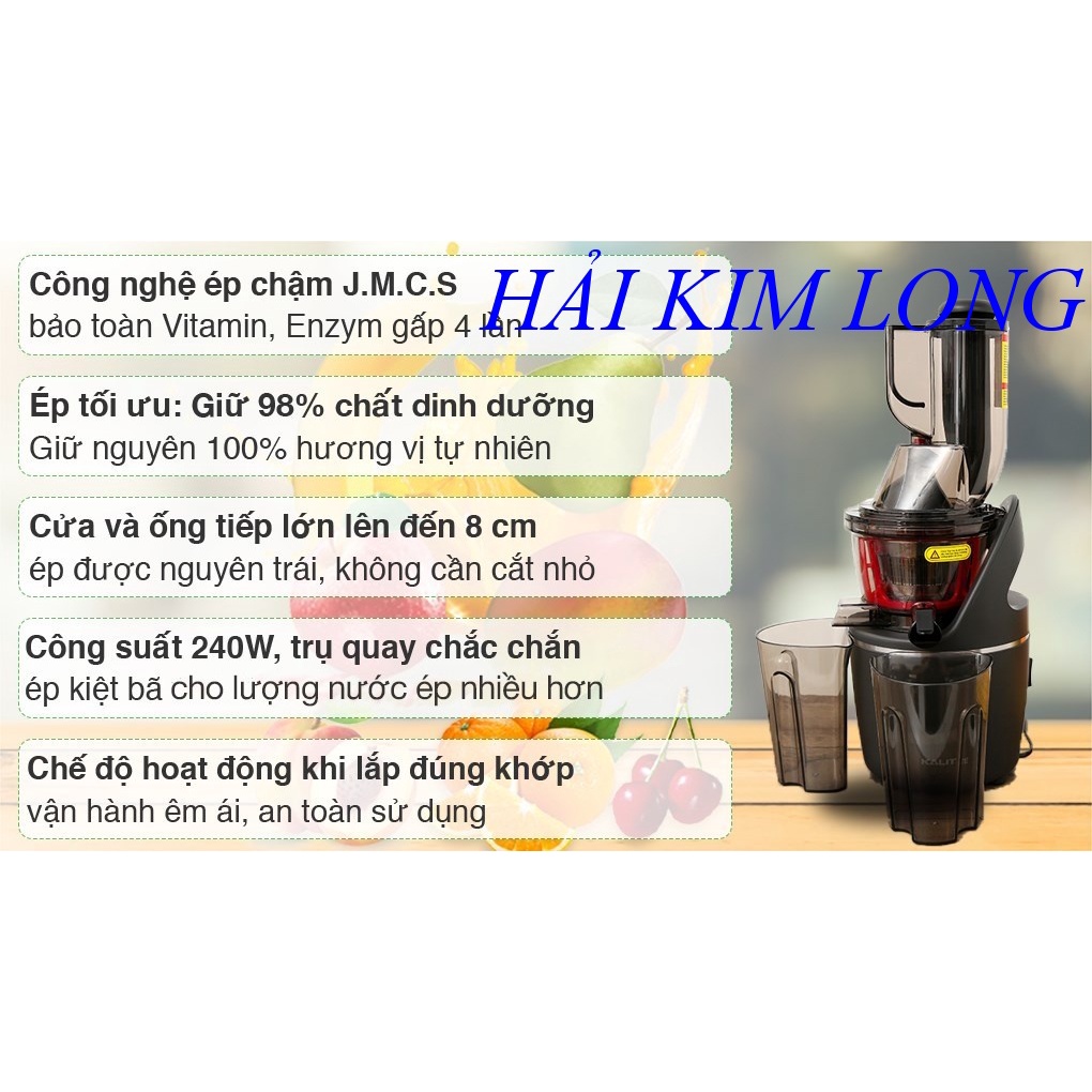 Máy ép chậm Kalite KL-550