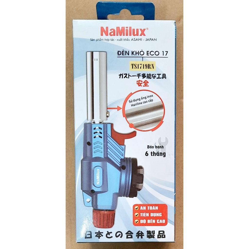 Khò gas Namilux cao cấp, khò gas mini, dụng cụ mồi lửa, khò nhiệt 1 lòng, 2 lòng