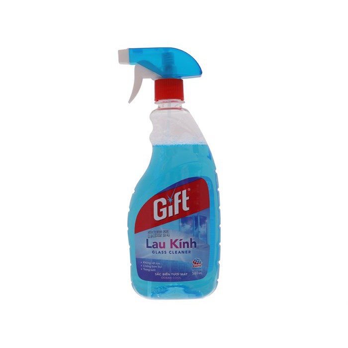 (Mới) Chai Nước Lau Kính Gift 580ml
