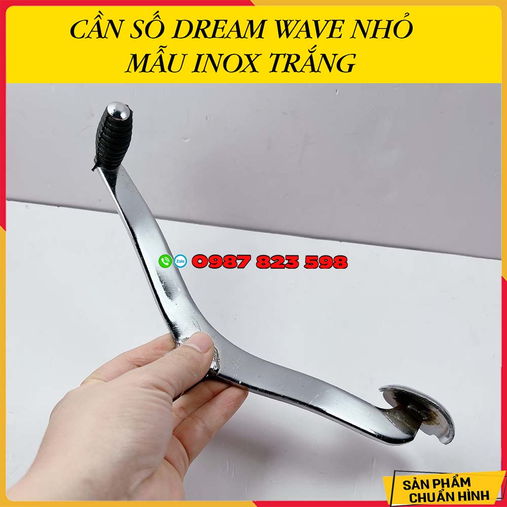 Cần Số Dream, Wave Nhỏ ( Đen tĩnh điện, inox trắng, xi titan)
