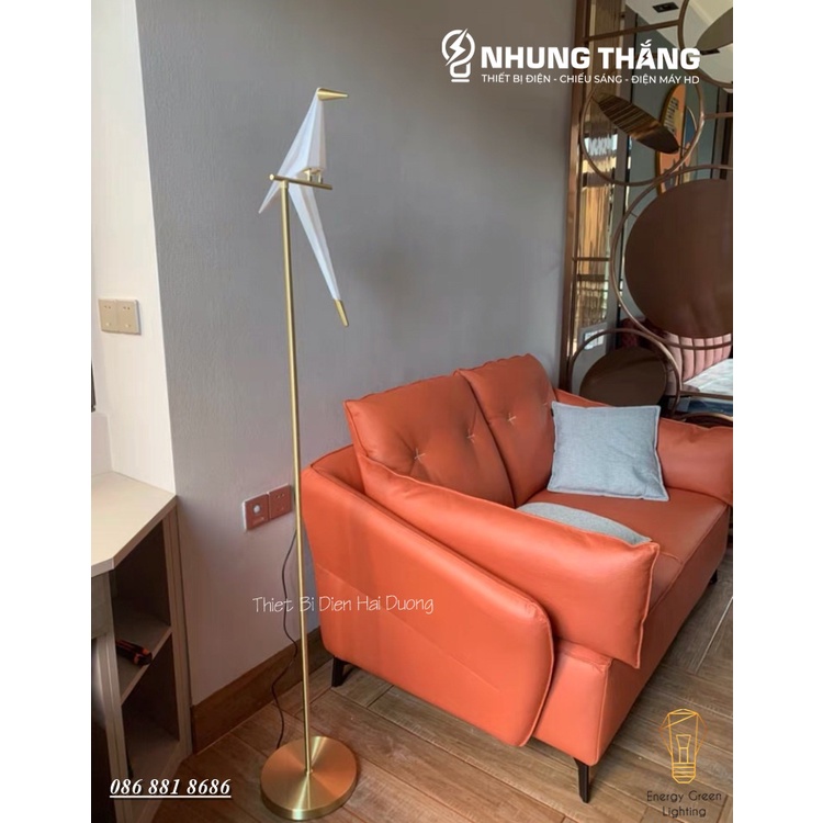 Đèn Cây Đứng Chim Hạc Cao Cấp DB-C1 - Cao 165cm - Kiểu Dáng Sang Trọng - Trang Trí Phòng Khách,Phòng Ngủ,Đọc Sách