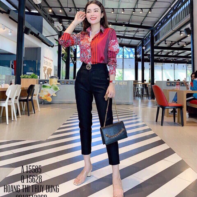 Quần baggy vải nữ công sở cao cấp ( M083 )