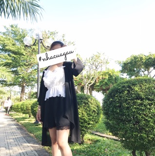 [ẢNH THẬT] Khoác kimono đen trơn cánh dơi form dài