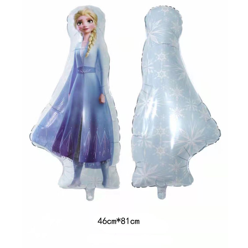 Bong Bóng Nhôm In Hình Công Chúa Elsa Anna Trang Trí Tiệc Sinh Nhật Cho Bé