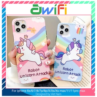 Ốp lưng iphone imd kỳ lân rainbow 5/5s/6/6plus/6s/6splus/7/7plus/8/8plus/x/xr/xs/11/12/pro/max/plus/promax - Awifi