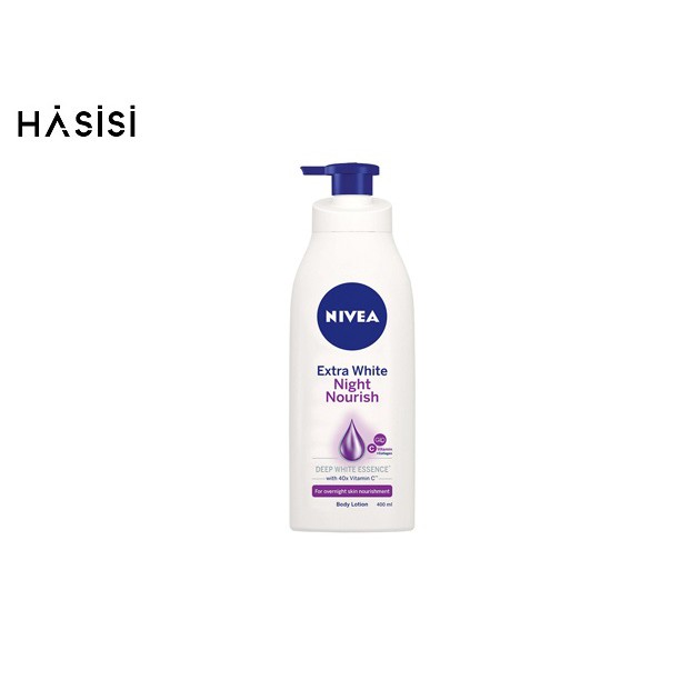 SỮA DƯỠNG THỂ NIVEA - Extra White Night Nourish Body Lotion 400ml ( ĐÊM )