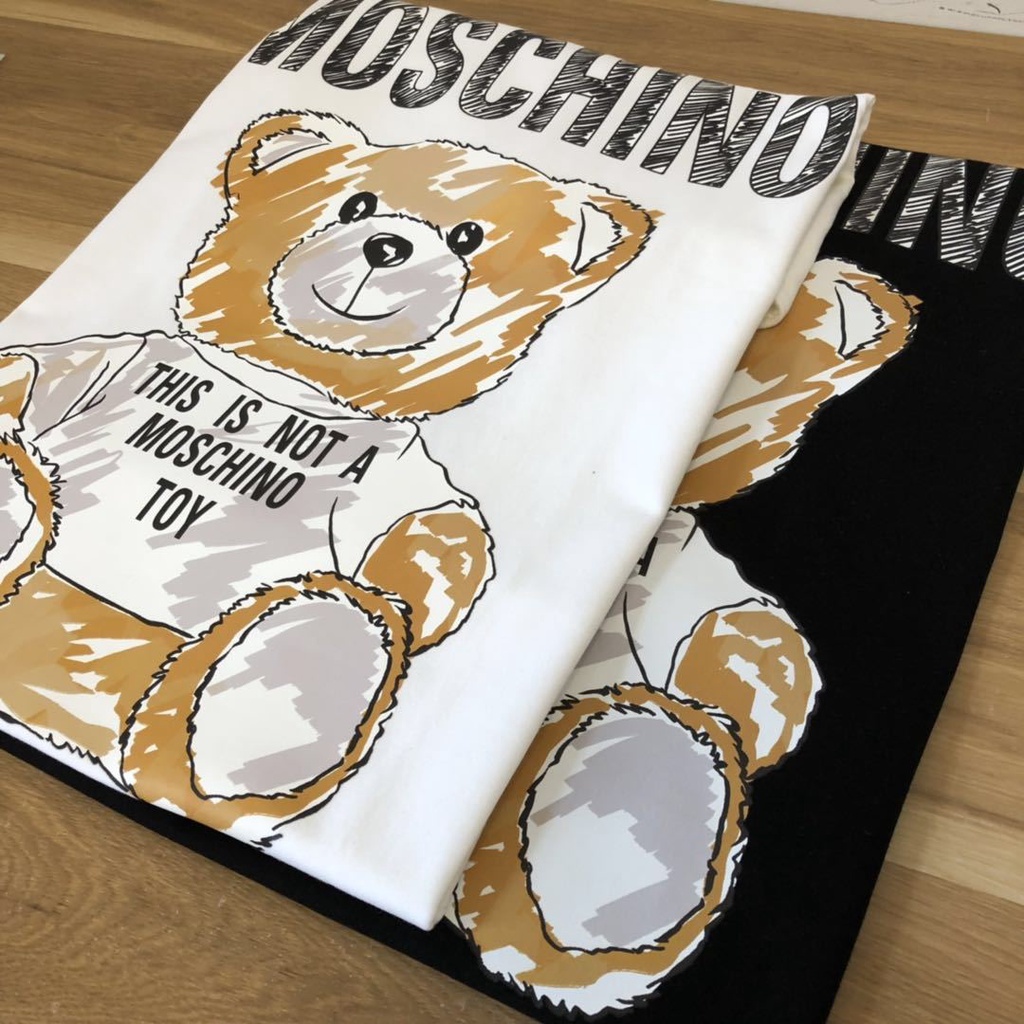 Áo Thun Cotton Cổ Tròn Dáng Rộng In Hình MOS Phong Cách Mới 2020 Cho Nam Nữ