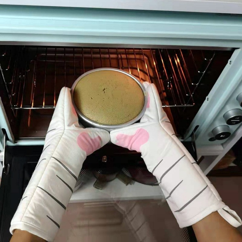 Găng tay bắc bếp lò nướng hình tay mèo chịu nhiệt chống trượt dễ thương xinh xắn