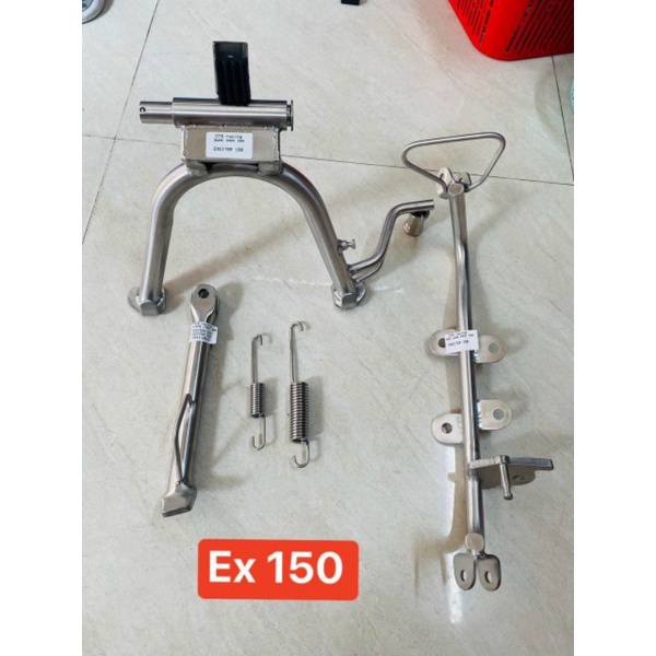 BỘ CHỐNG ĐỨNG , GÁC MÁY INOX 304 SALAYA CHO CÁC DÒNG XE