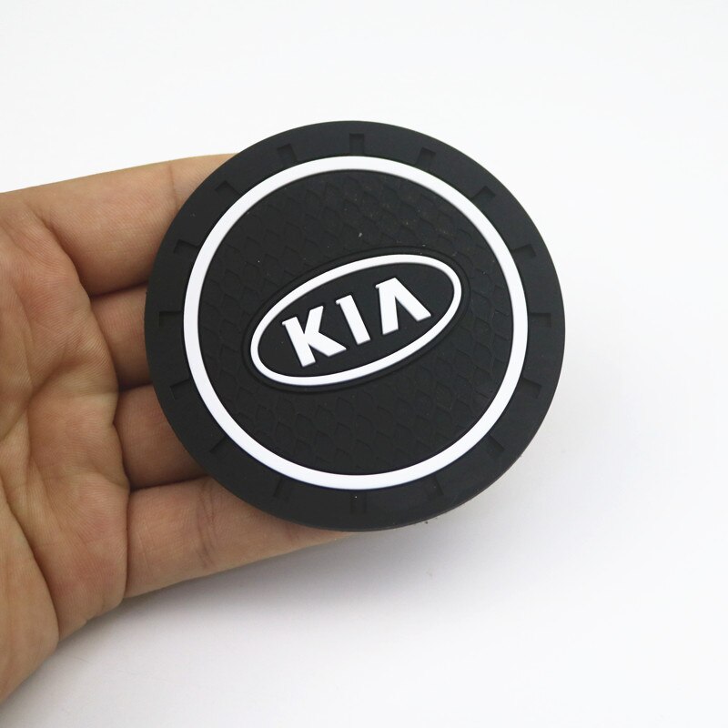 Set 2 tấm lót cao su chống trượt cho xe hơi Kia Morning Seltos K3 Carens Forte Cerato Soluto