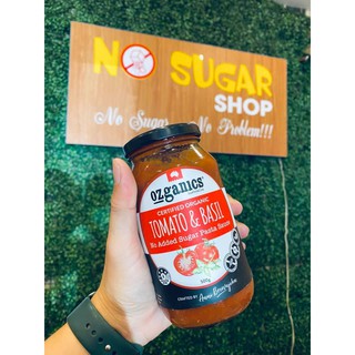 Sốt Mì Ý Hữu Cơ Cà Chua & Húng Quế Ozganics không thêm đường 500g