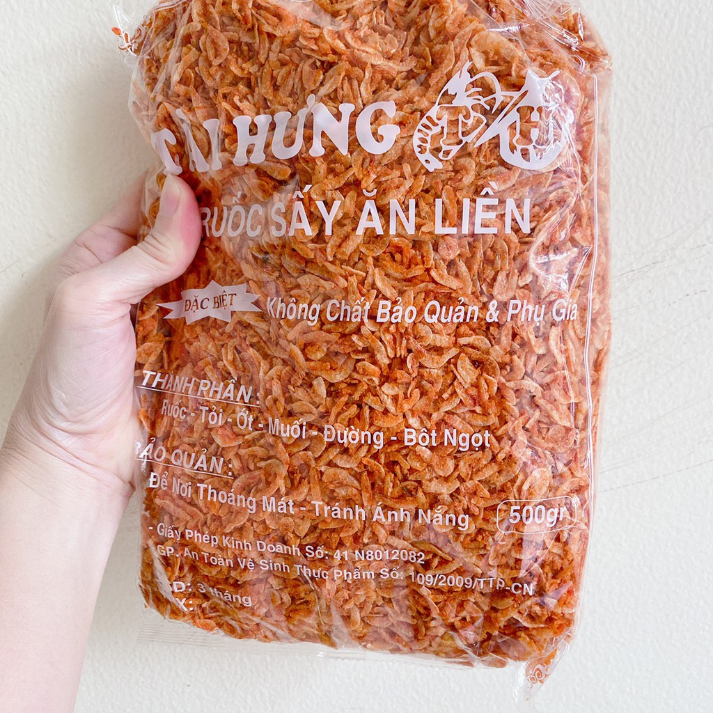 500gram Ruốc sấy Tài Hưng dùng để làm bánh tráng trộn