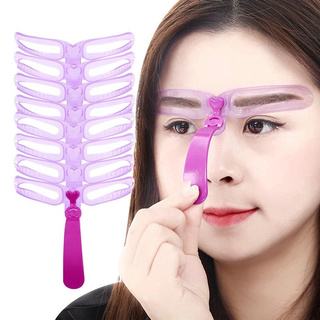 Khuôn Vẽ Lông Mày Cầm Tay 8 Trong 1 Có Thể Tái Sử Dụng