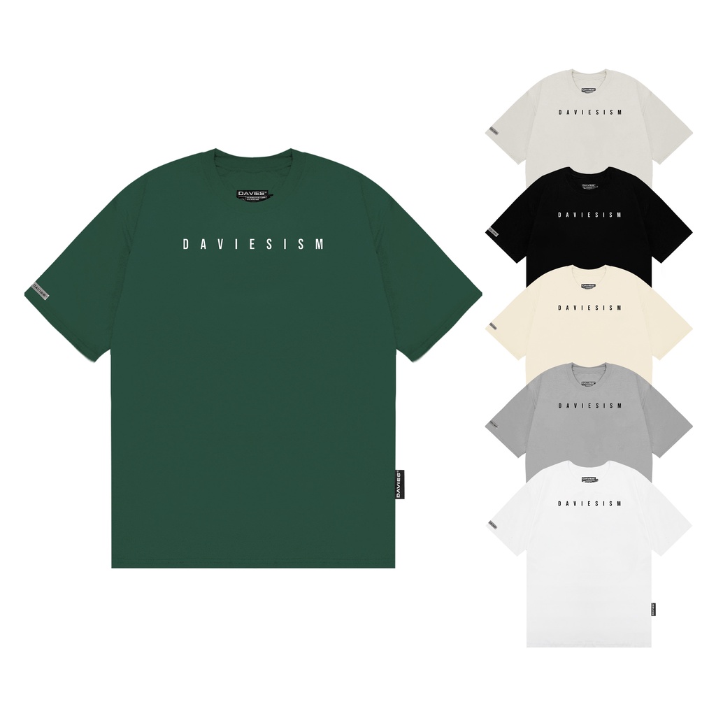 Áo phông nam nữ form rộng tay lỡ nhiều màu basic tee local brand DAVIES Daviesism| D28-T16
