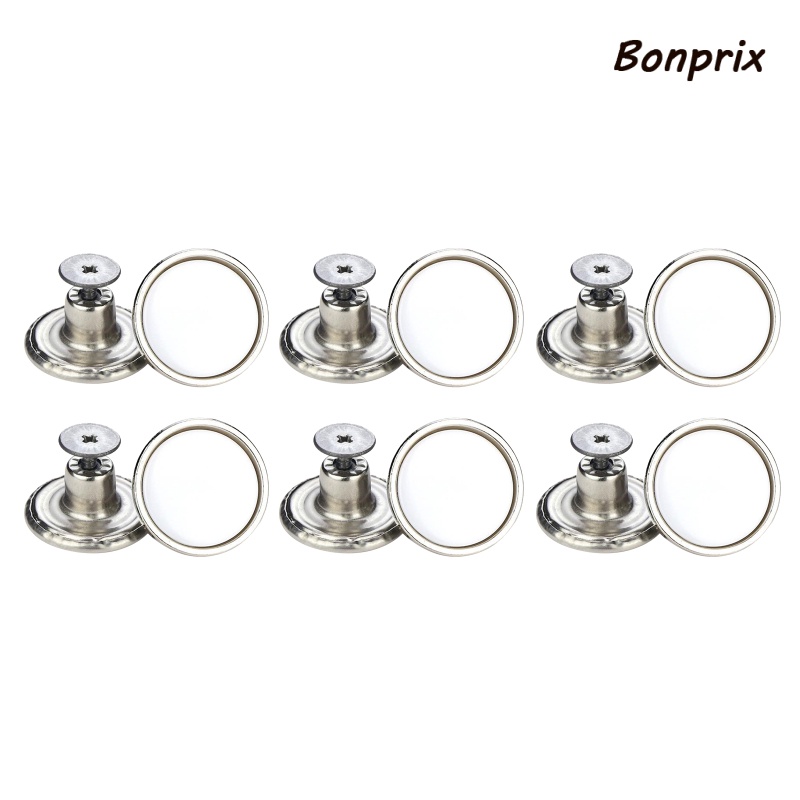 [Bon] Nút Quần Jean Bạc Bóng 17mm DIY