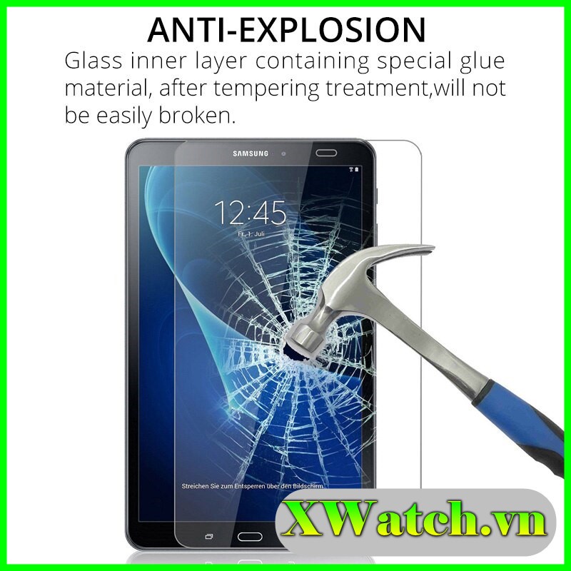 Kính Cường lực Samsung Galaxy Tab A 10.1 Inch 2016 T580 T585 P580 P585 bảo vệ màn hình chống trầy xước