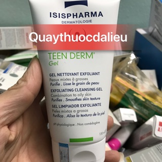 GEL RỬA MẶT TEEN DERM ISISPHARMA (150ml)
