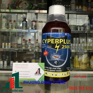Thuốc diệt muỗi Cyper Plus 250EC chai 1 lít