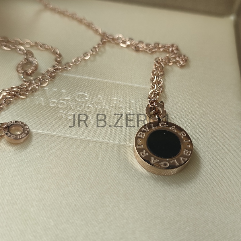 Vòng cổ Bvl Gari 18 Kt 18 Kt Màu Vàng Hồng Đính Kim Cương