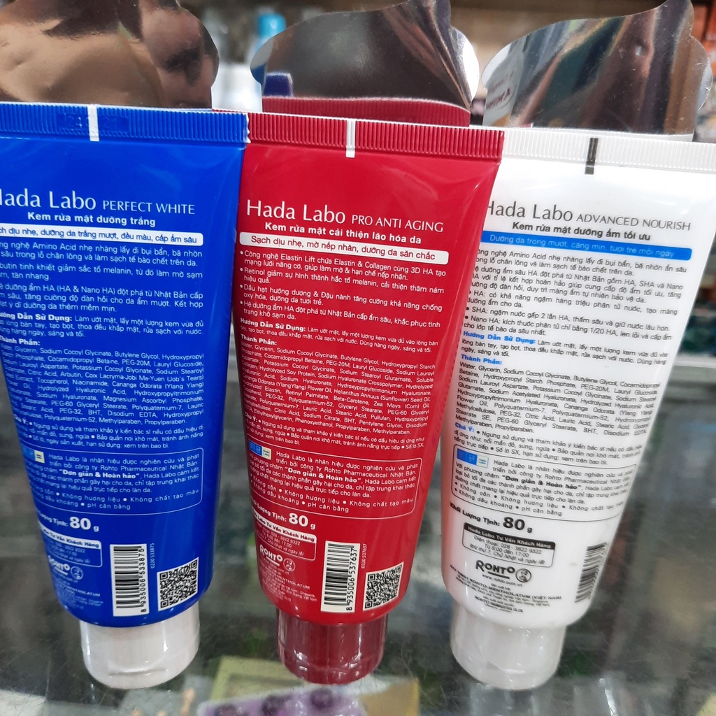 Sữa rửa mặt Hada Labo 80ml