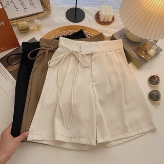 QUẦN SHORT VẢI XẾP LY BUỘC NƠ CHÉO CHẤT LIỆU RUBY CAO CẤP