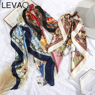 Khăn Quàng Cổ Vải Lụa Size Lớn 90x60cm Thời Trang Chuyên Nghiệp Dành Cho Bạn Nữ