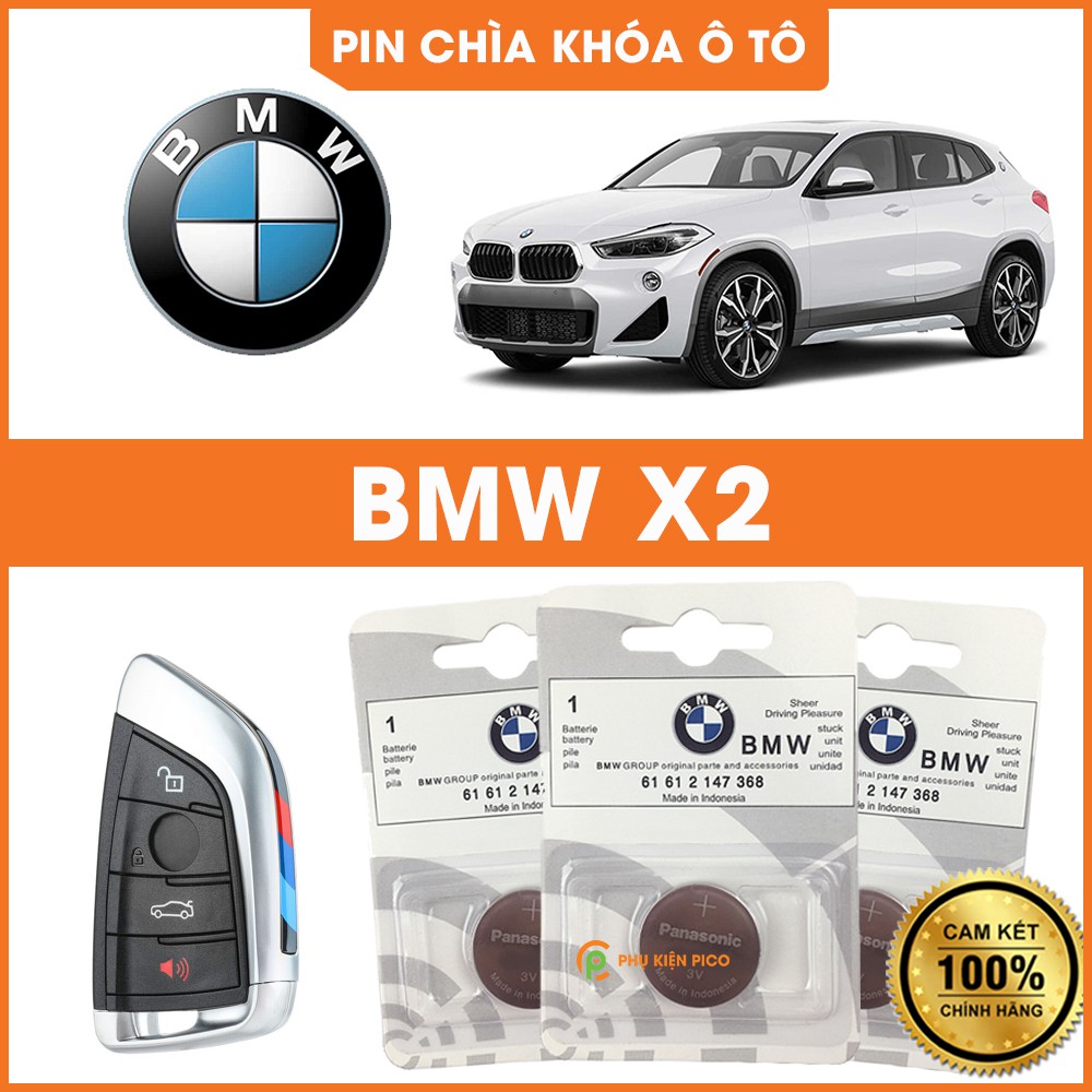 Pin chìa khóa ô tô BMW X2 chính hãng BMW sản xuất tại Indonesia 3V