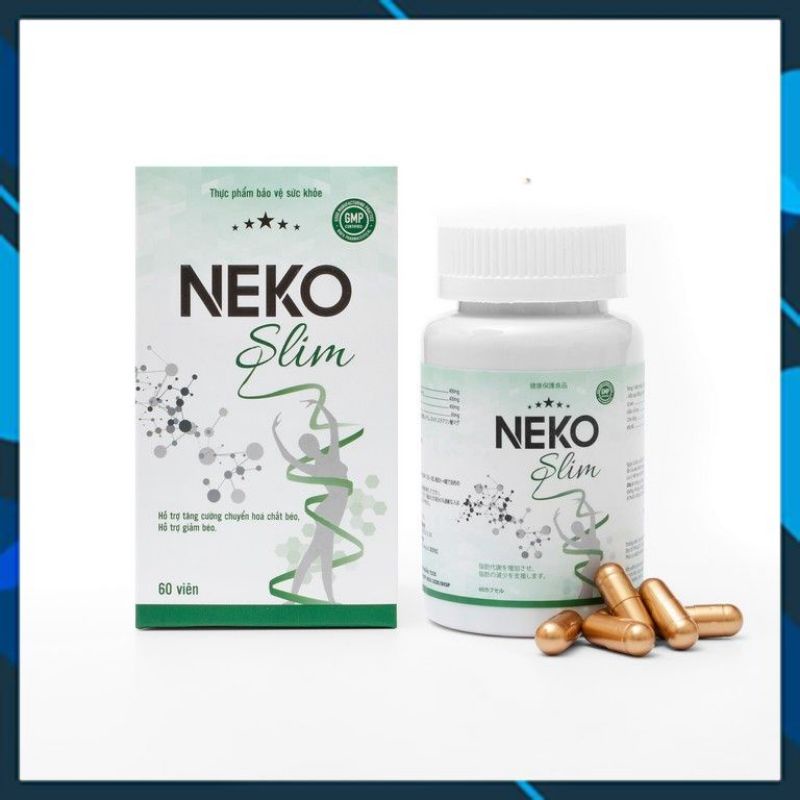 Viên Uống Giảm Cân NEKO SLIM Giảm cân nhanh cấp tốc an toàn detox thảo mộc