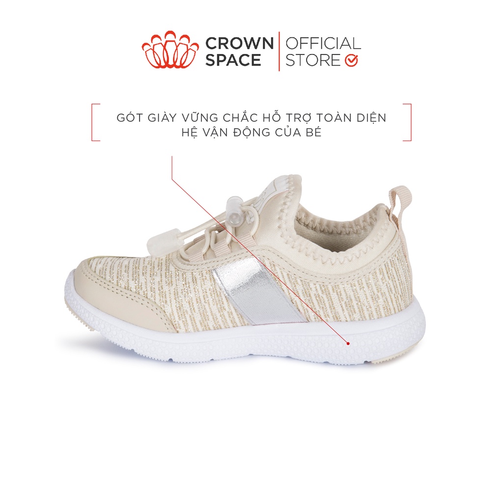 Giày Thể Thao Sneaker Bé Trai Đi Học Đi Chơi Crown Space Cao Cấp CRUK8023 Nhẹ Êm, Chống Hôi Chân Size 28 đến 35