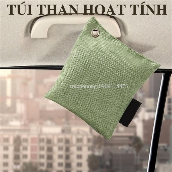 Túi than hoạt tính 200 gram khử mùi ô tô, xe hơi, mùi nấm mốc, kháng khuẩn, lọc không khí trong nhà
