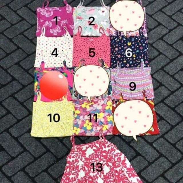 Combo sỉ váy 2 dây cho bé