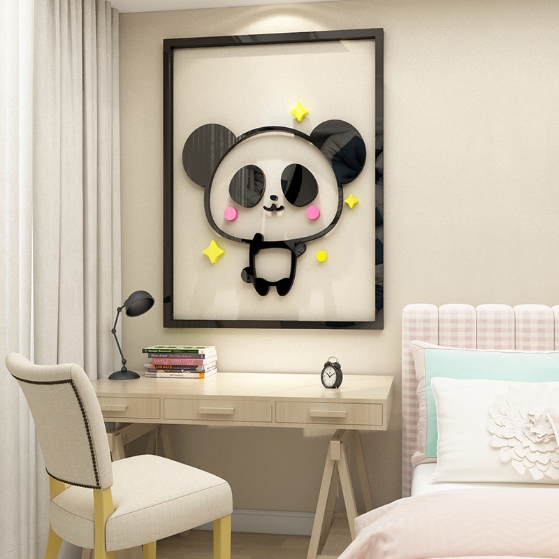 Tranh dán tường mica 3d decor khổ lớn trang trí phòng cho bé trang trí mầm non, phòng cho bé Nhiều Size - EPeBen