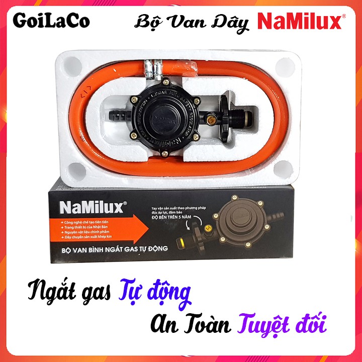 [Mã ELHA9 giảm 15% đơn 50K] Bộ Van Gas Namilux NA-345S-VN, Ngắt gas tự